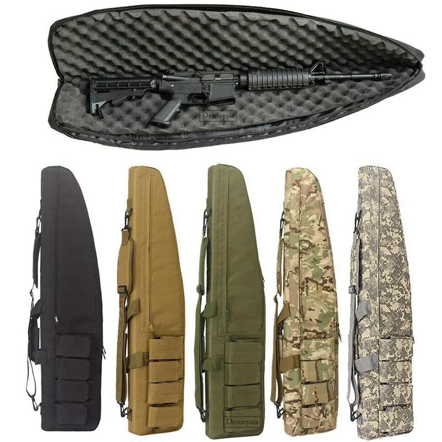 Tactical Gun Bag - Nylon Hunting Shooting Rifle Bags Air Shotgun Case Backpack Airsoft CS War Game Equipment