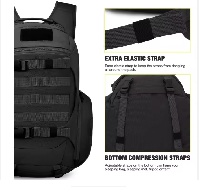 ShieldXM Tactical Backpack - Large Capacity for all outdoor activities. Waterproof, Lightweight, Durable and water resistant.