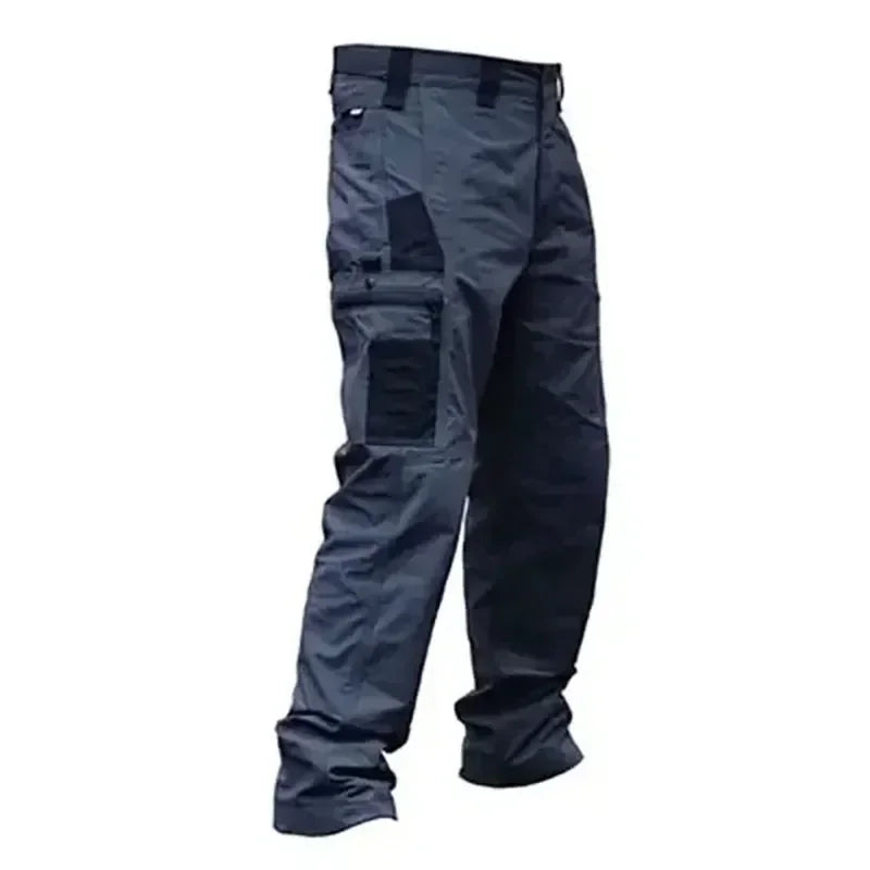 Men's Cargo Pants - Multi Pockets Work Trousers, Casual Tactical Pants Male Outwear, Straight Autumn Winter Wear-resisting Trousers