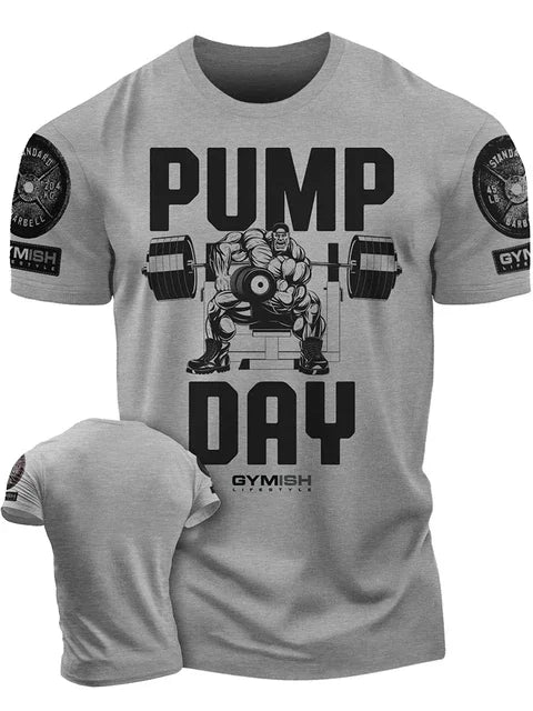 New Power Workoout pattern 3D Printing Gym T-Shirt Casual Simplicity motion Men's Short Sleeves Top Muscle Man Tough Guy T-shirt