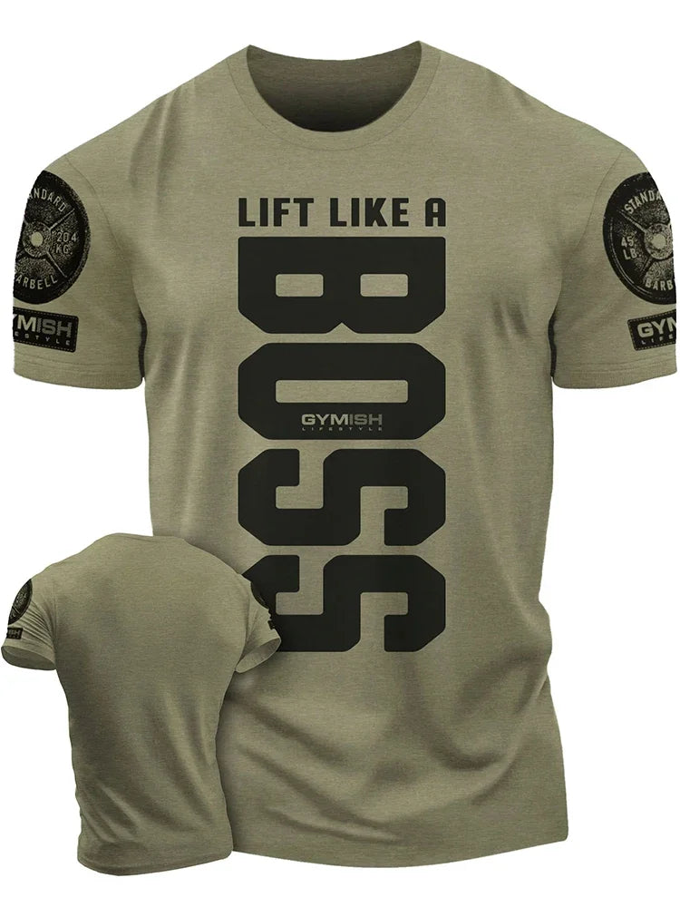 New Power Workoout pattern 3D Printing Gym T-Shirt Casual Simplicity motion Men's Short Sleeves Top Muscle Man Tough Guy T-shirt