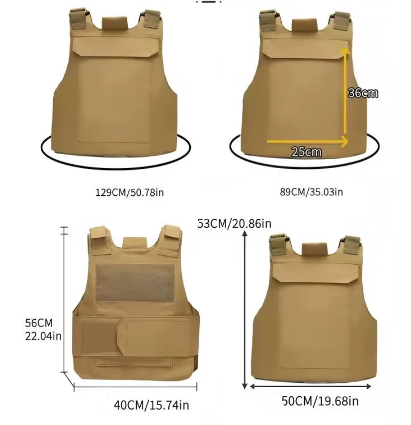 Tactical Vest - For Police, Military and Security or Paintball. Outdoor or Indoor. Comfort and Adjustable