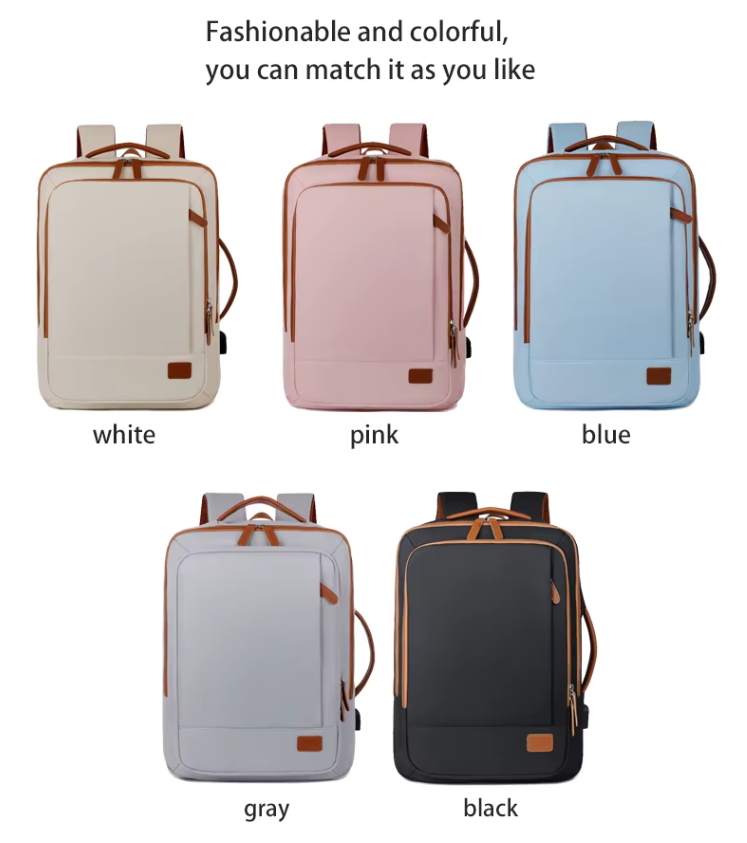 ShieldXM Brand Backpack (Colors of Life) - Fashion, Multi-functional, Laptop, Waterproof, Travel Backpack, Casual Student Computer Bags with USB