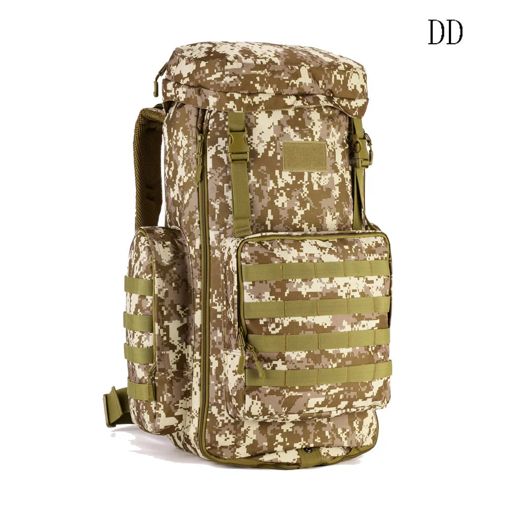 PROTECTOR PLUS 70L-85L  Army Tactical Backpack Hunters Backpack  Unisex Military Field Bag CS CF Game Durable Outdoor Travel