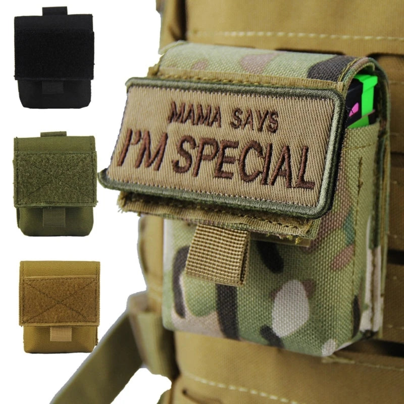 Tactically Cigarettes Holder - Case Belt Bag Bag Waist Belt Small Utility Gadget Gear Bag 69HD