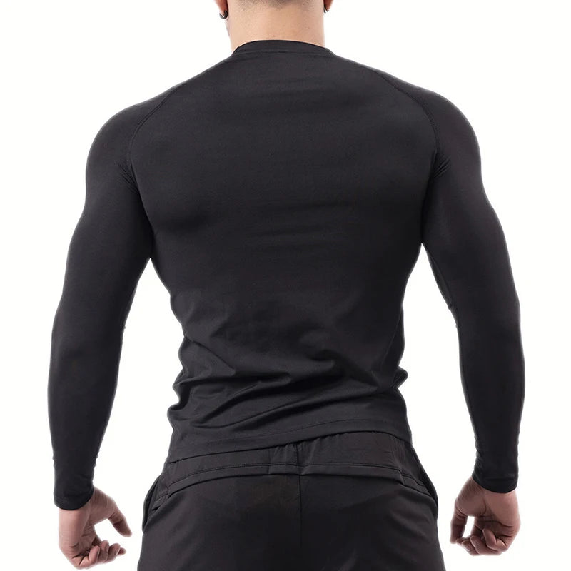 Spider Graphic Compression Shirts for Men - Gym Workout, Running Rash Guard Undershirt, Base layers Sporty Quick Dry T-shirt Tees Tops
