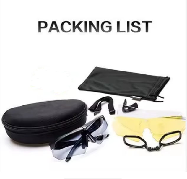 ShieldXM Tactical Goggles - Anti Ballistic Motocross Googles, Glasses, UV Protection, Mirrored Lenses, Safety and Sports Goggles