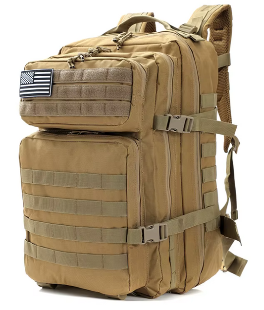 Large Waterproof Tactical Backpack - Shoulder Laptop, Gym Tactical Sports, Outdoor Activity Backpacks