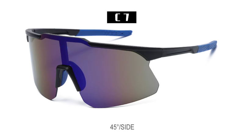 Oversized Sport Side Shields Sunglasses - Unisex, Cycling outdoor, Sport and all Outdoor activities sunglasses.