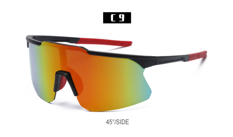Oversized Sport Side Shields Sunglasses - Unisex, Cycling outdoor, Sport and all Outdoor activities sunglasses.