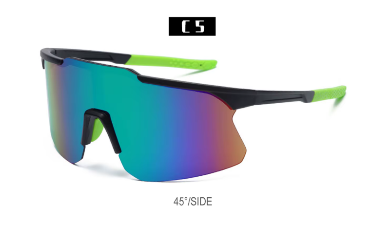 Oversized Sport Side Shields Sunglasses - Unisex, Cycling outdoor, Sport and all Outdoor activities sunglasses.