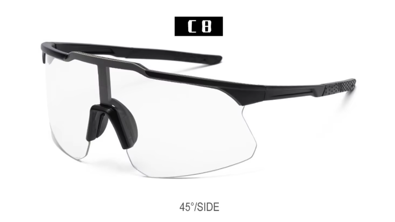 Oversized Sport Side Shields Sunglasses - Unisex, Cycling outdoor, Sport and all Outdoor activities sunglasses.