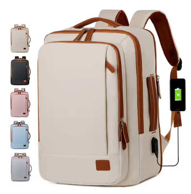 Laptop Backpack - Fashion Multi-functional, Waterproof, Travel Backpack, Casual Student Computer Bags with USB