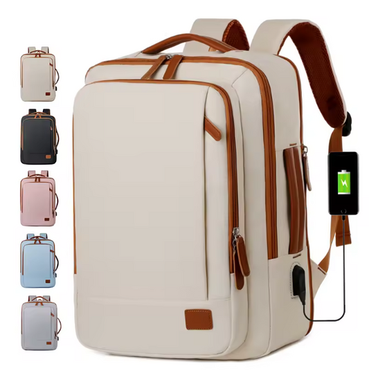 ShieldXM Brand Backpack (Colors of Life) - Fashion, Multi-functional, Laptop, Waterproof, Travel Backpack, Casual Student Computer Bags with USB