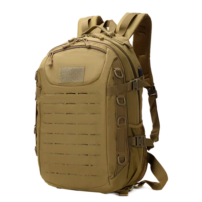 Tactical Waterproof Zipper Backpack for Outdoor, Mountaineering, Unisex. Air Cushion Belt Bags.