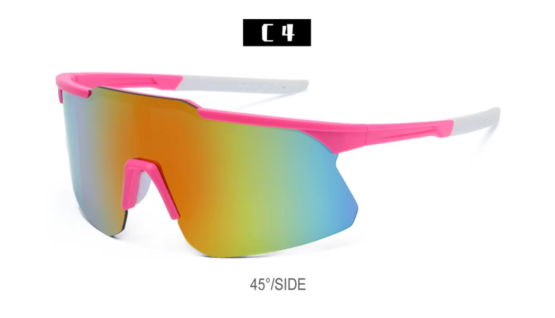 Oversized Sport Side Shields Sunglasses - Unisex, Cycling outdoor, Sport and all Outdoor activities sunglasses.