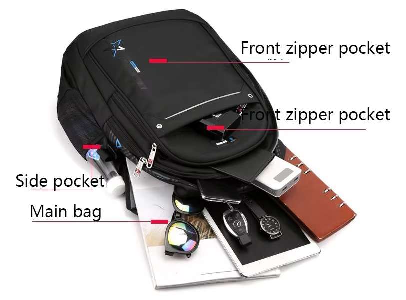 Multifunction Waterproof Backpack - Large Capacity, Girls and Boys, Nylon, School and Outdoor Backpack