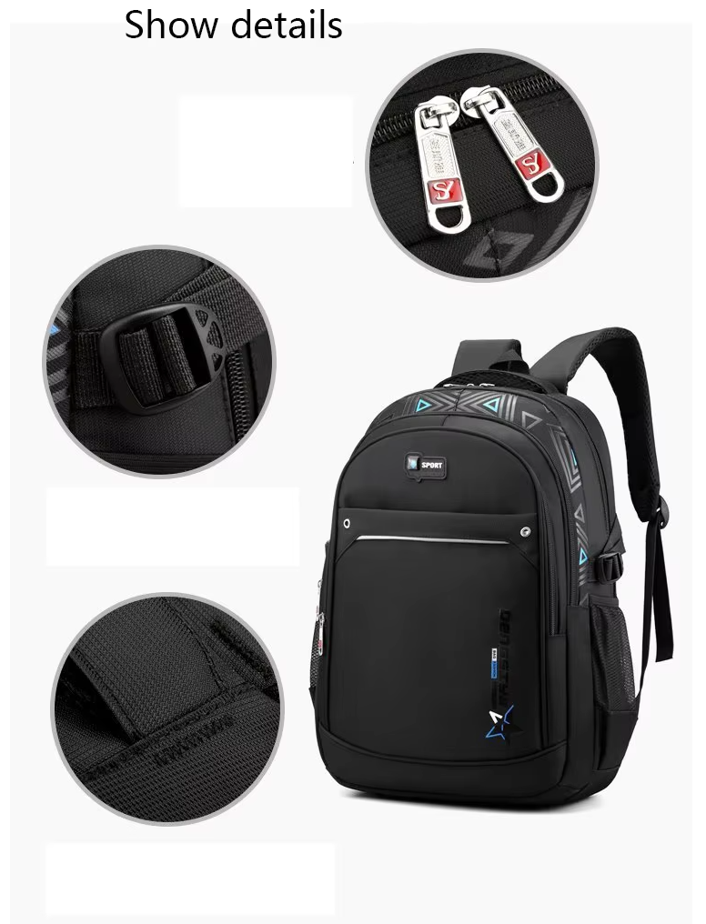 Multifunction Waterproof Backpack - Large Capacity, Girls and Boys, Nylon, School and Outdoor Backpack