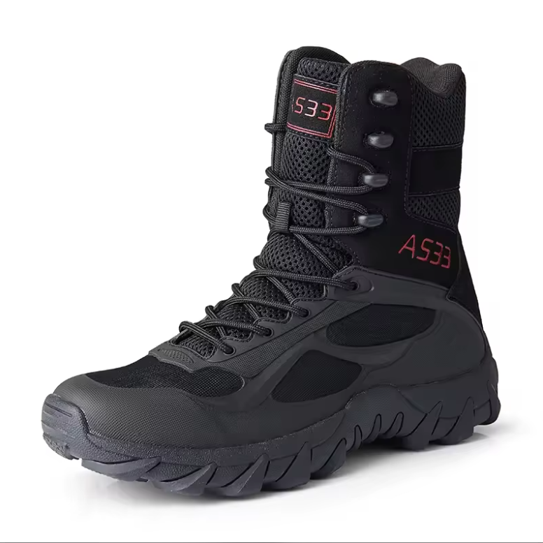ShieldXM Men's Tactical Boots - Ultra Light, Breathable, Special Forces, Desert, Combat Boots, Advanced Military Outdoor, High Top Boots