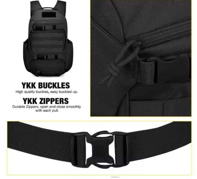 ShieldXM Tactical Backpack - Large Capacity for all outdoor activities. Waterproof, Lightweight, Durable and water resistant.