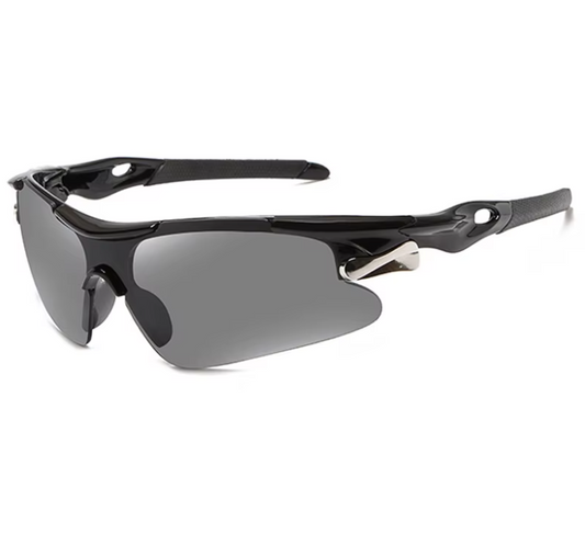 Polarized Sports Sunglasses: Unisex - One-piece Lens Designed for Running, Bike, All Outdoor activities