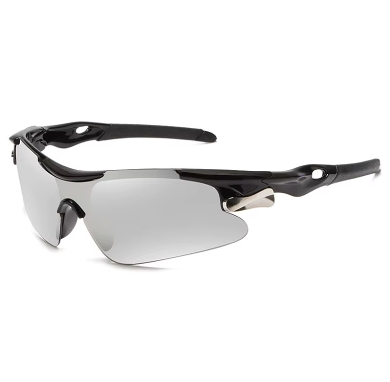 Polarized Sports Sunglasses: Unisex - One-piece Lens Designed for Running, Bike, All Outdoor activities