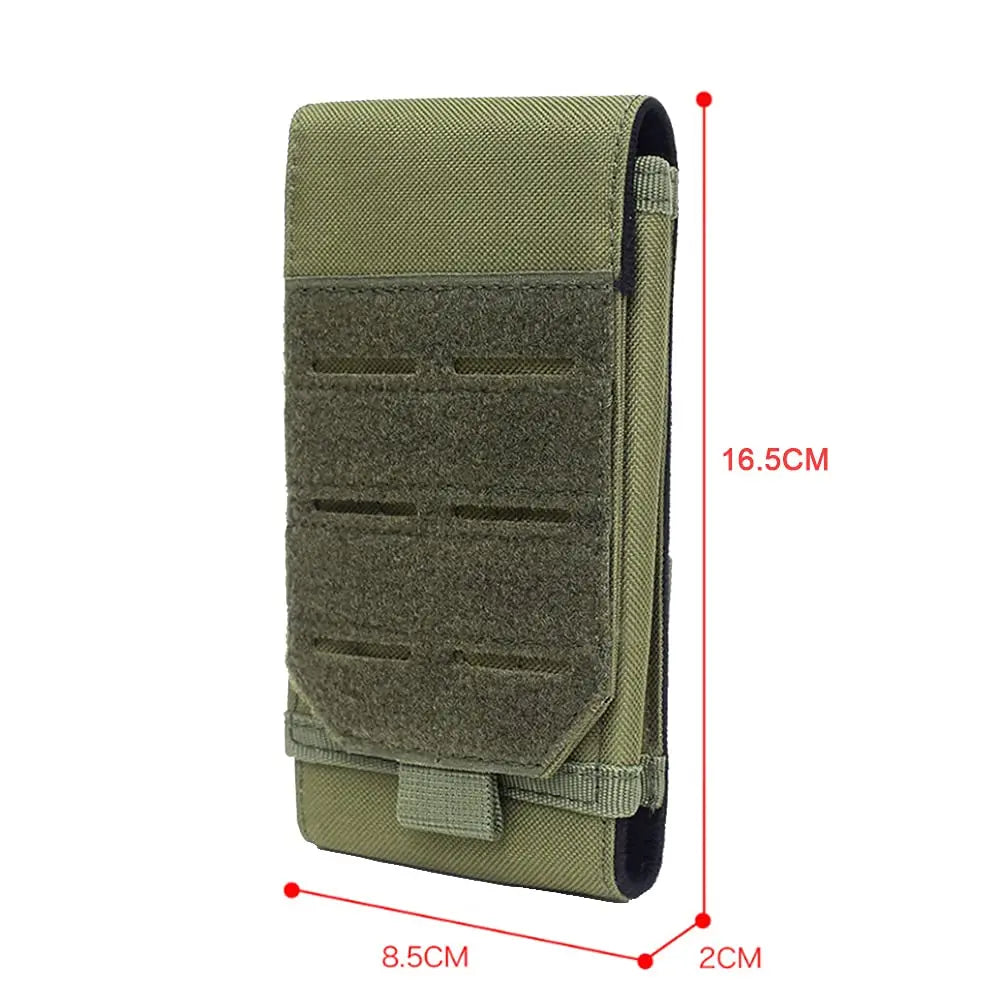 Tactical EDC Bag Molle Belt Pouch Vest Pack Cell Phone Waist Bag Outdoor Camping Hunting Mobile Phone Pouch