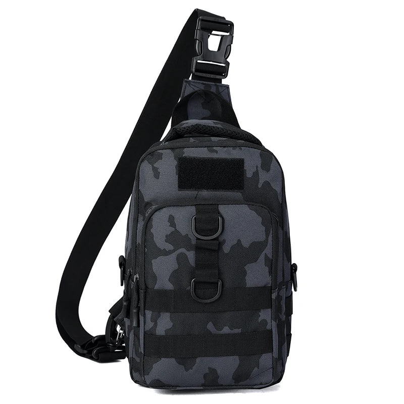 Tactical Fishing Chest Bag Large Storage Outdoor Travel Hiking Cycling Commuting Shoulder Bags Leisure Phone Pouch Backpack