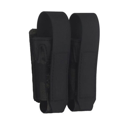 9MM Double Mag Pouch Camo Style Pistol Magazine Pouch MOLLE Quick Release Airsoft Hunting Vest Tactical Belt Gear